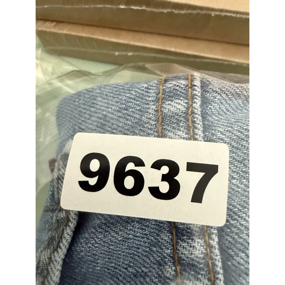 Vintage Levis 550 Jeans Mens 38x30 Blue Relaxed Fit Fade‎ Distress Light Wash